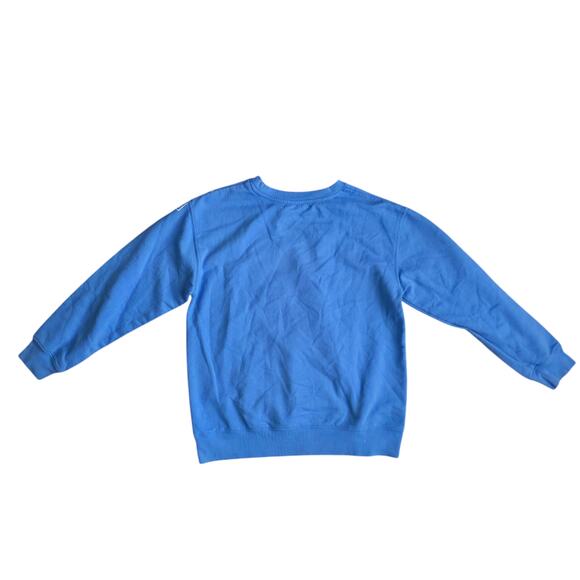 Disney Original Mickey Mouse Champion Blue Crewneck Fleece Sweatshirt Women Sz L - Picture 2 of 8